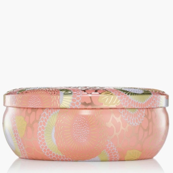 NEW Voluspa KALAHARI WATERMELON 3 Wick Tin Candle - Picture 6 of 9